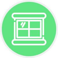 Window Creative Icon Design vector