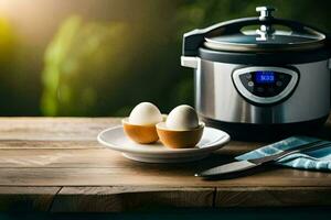 how to cook eggs in an instant pot. AI-Generated photo