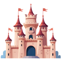 Schloss Illustration ai generativ png