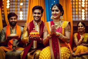 indian wedding photography in bangalore. AI-Generated photo