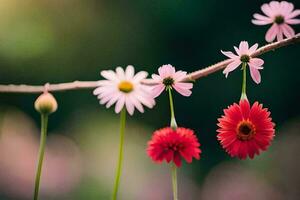 foto fondo de pantalla el cielo, flores, el sol, el flores, el flores, el flores. generado por ai