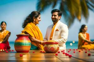 wedding in kerala - kerala wedding photography. AI-Generated photo