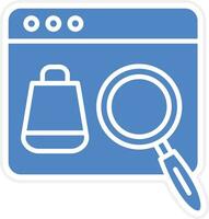 Product Browsing Vector Icon