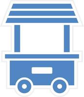 Food Cart Vector Icon