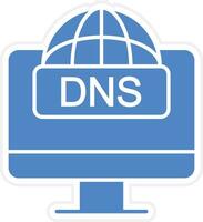 dns vector icono