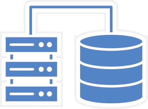 icono de vector de base de datos