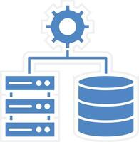 Database Settings Vector Icon