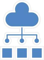 Cloud Connection Vector Icon