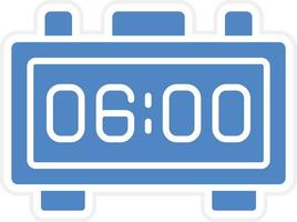 Digital Clock Vector Icon