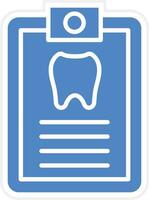 Dental Record Vector Icon