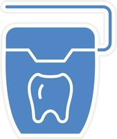 Dental Floss Vector Icon