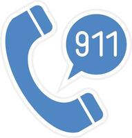 Call 911 Vector Icon