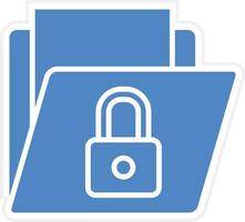 Secured Folder Vector Icon
