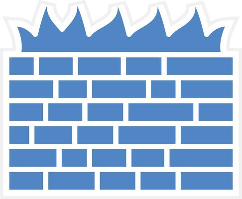 Computer Firewall Vector Icon