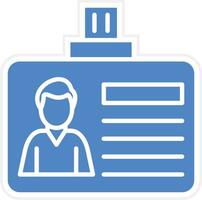 ID Card Vector Icon