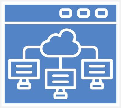 Cloud Computing Vector Icon