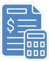 Financial Statements Vector Icon