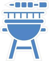 Bbq Grill Vector Icon