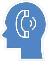 Help Line Vector Icon