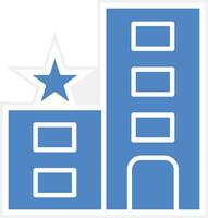 1 Star Hotel Vector Icon