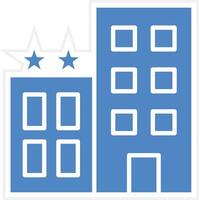 2 Star Hotel Vector Icon