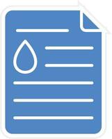 Oil Document Vector Icon