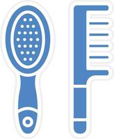 Hair Brush Vector Icon