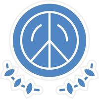 icono de vector de paz