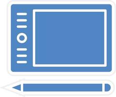 Graphic Tablet Vector Icon