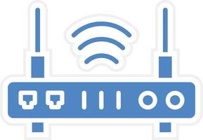 Wireless Router Vector Icon