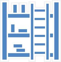 Library Ladder Vector Icon