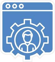icono de vector de desarrollo