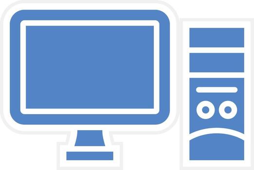 Computer Vector Icon