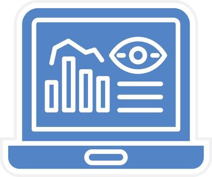 Monitoring Software Vector Icon