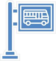 Bus Stop Vector Icon