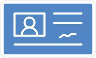 Identification Card Vector Icon