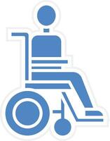 Disabled Person Vector Icon