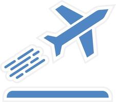 Plane Departure Vector Icon