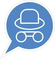 Chat Spyware Vector Icon