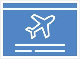 Flight Information Vector Icon