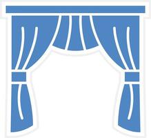 Curtains Vector Icon