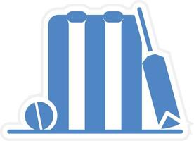 icono de vector de cricket