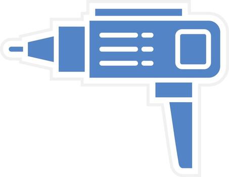 Automatic Drilling Vector Icon