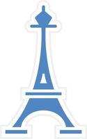 Eiffel Tower Vector Icon