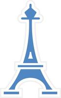 Eiffel Tower Vector Icon