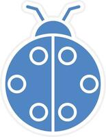Ladybug Vector Icon