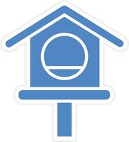 Birds House Vector Icon