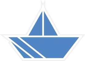 Paper Boat Vector Icon