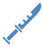 icono de vector de cuchillo