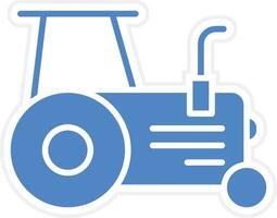 icono de vector de tractor